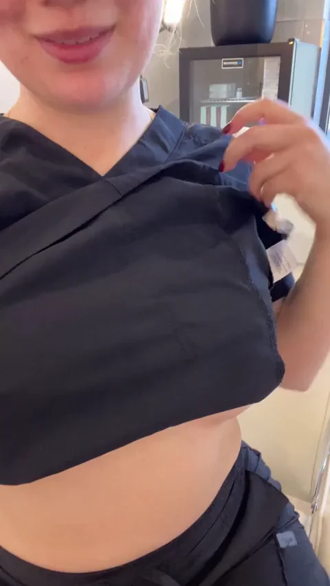 Guess what's under these scrubs