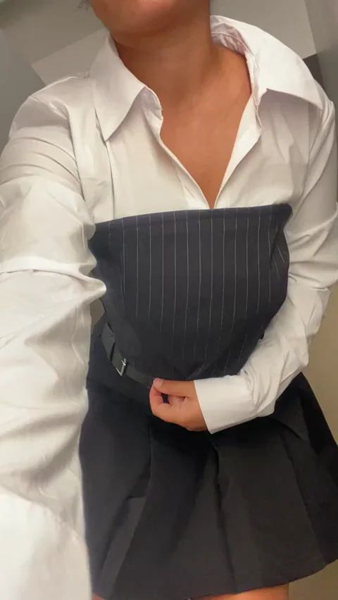 Opsie ,all my naked under my uniform