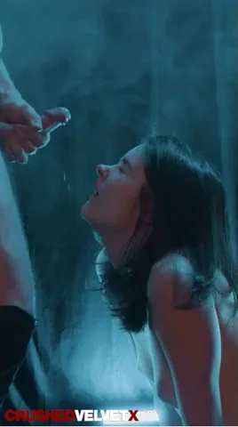 Slut Begs for Thick Cum Blast All Over Face and Hair