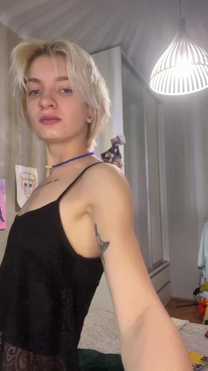 Tiny Tits Tease: Blonde Slut Flashes Her Perky A-Cups 😈🍒