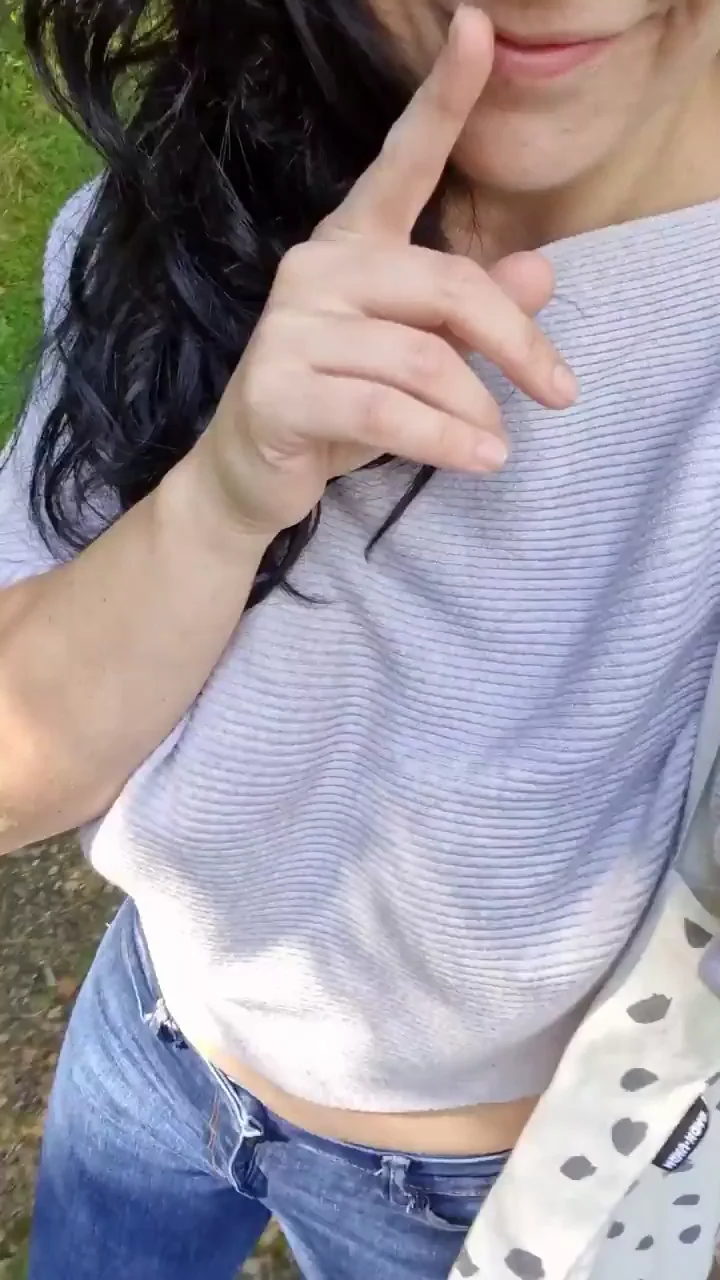 Milf enjoys the public