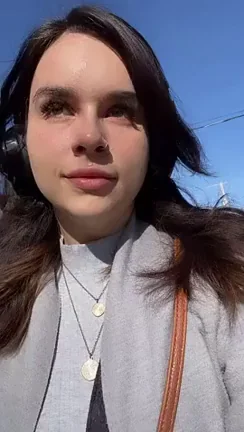 look at how nervous I was! trying something new and I kind of love it