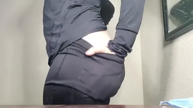 Amazing white asscheeks