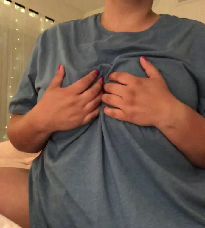 I have a date tonight, do you think he’s gonna like what’s under my shirt? (oc)