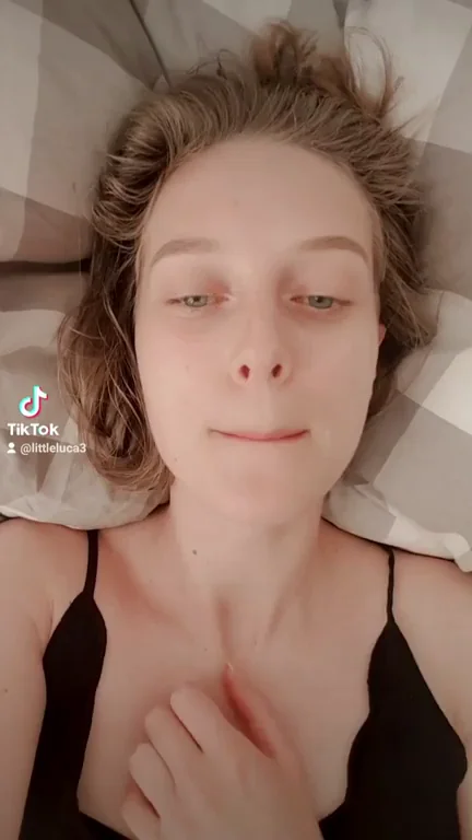 TikTok Tease: 'Can You Help Me Out?' Bedroom Beggar Eyes Up Close