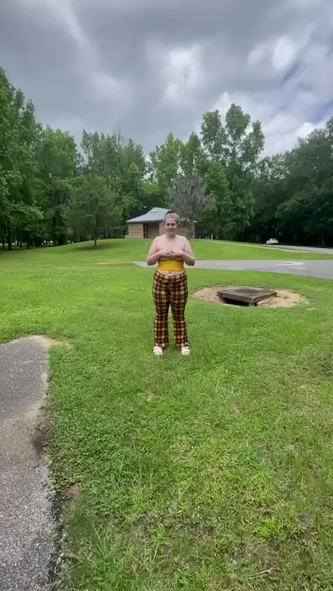 Dared To Flash My Boobs In The Parking Lot Before We Left|