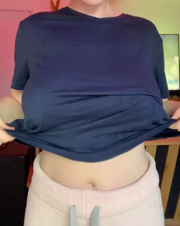 Hot Chick's First Epic Titty Drop Tease