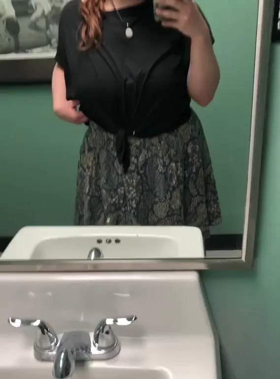 Curvy Babe's Tight Bra Tease: Can't Wait to Bust Out Those Massive Tits