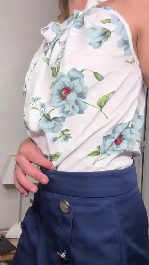 would you rather finish on my tits or my face