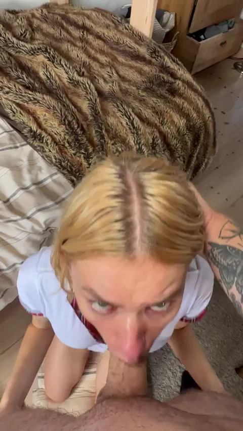 Push my throat all the way down your cock