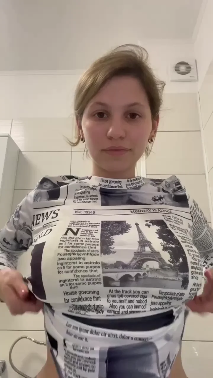 There's nothing better than bouncing natural boobs