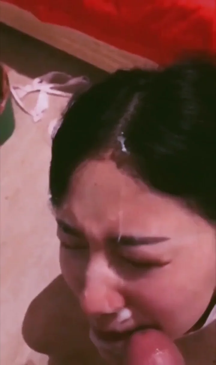 Asian Chick with Tiny Tits Gets Cum Splooged ❤