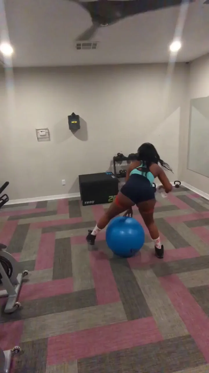 Having fun in the gym