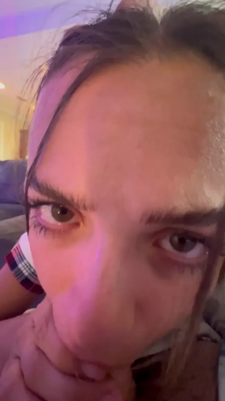 I love watching her suck my mans cock after school