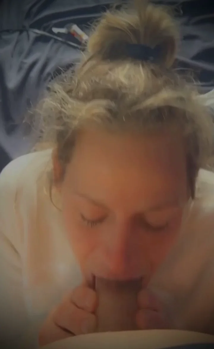 It's crazy watching how much monster cock comes out of my throat!