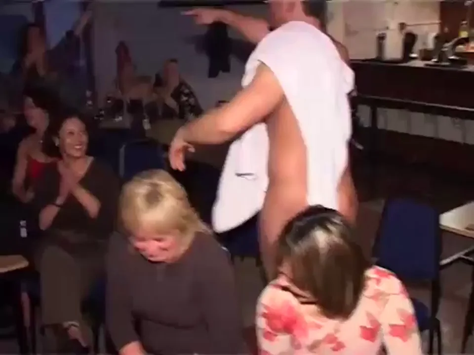 Milf resists Jeff despite some encouragement and teasing from her friends.