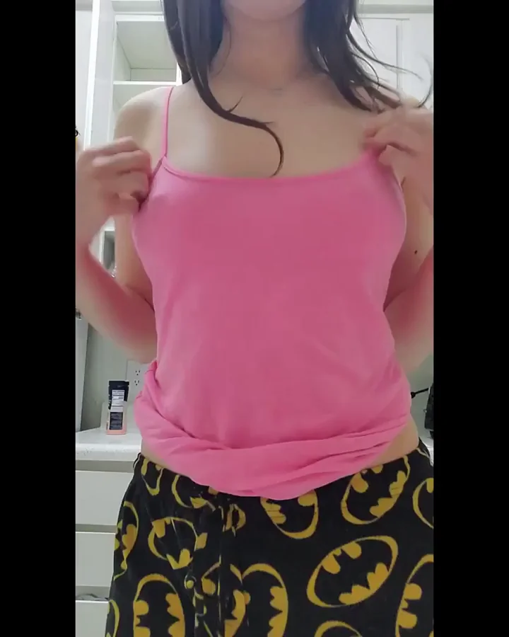 Petite Tits Bounce Wild in Batman Bottoms!