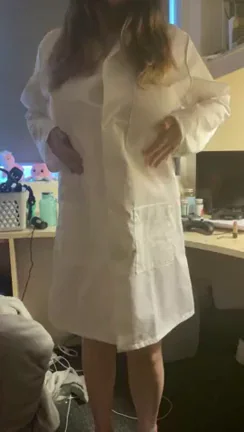 Dorm Slut's Massive Tits Surprise: Fuck Me in My Lab Coat? (18F)