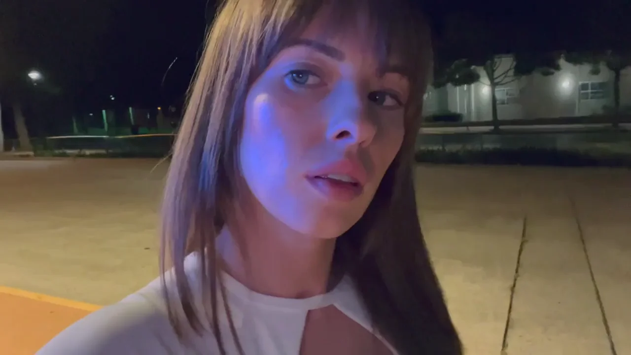 Shy Slut Loves Public Face Cum Walks 😈
