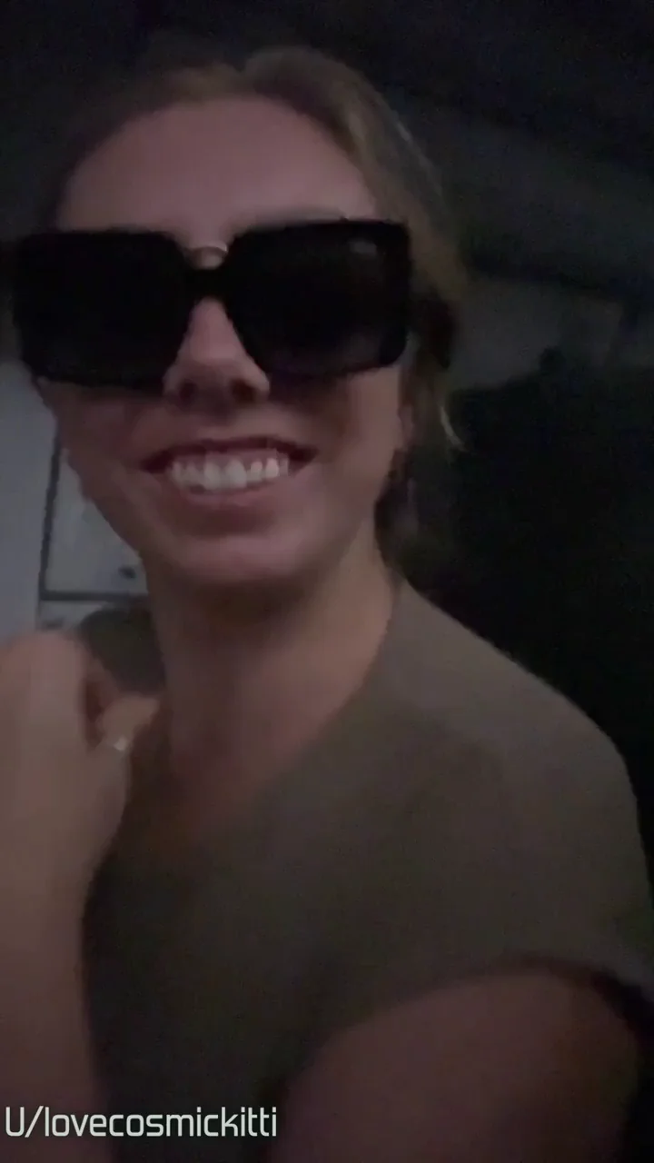 Blonde Slut Strips Totally Naked on Airplane Bathroom Dare