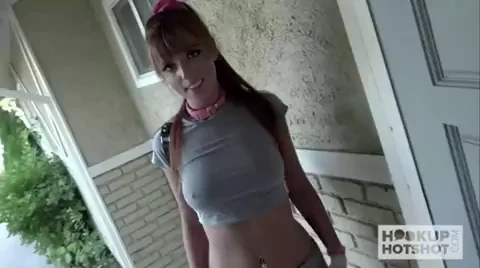 Scarlett Mae's Porch Tease to Inked Domination Pound