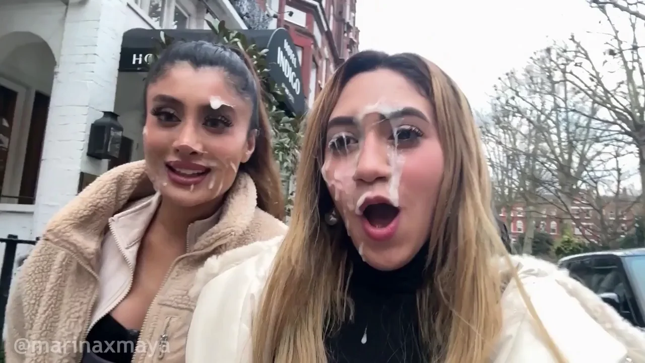 Artemis Carmona & Marina Maya - Epic London Cumwalk!