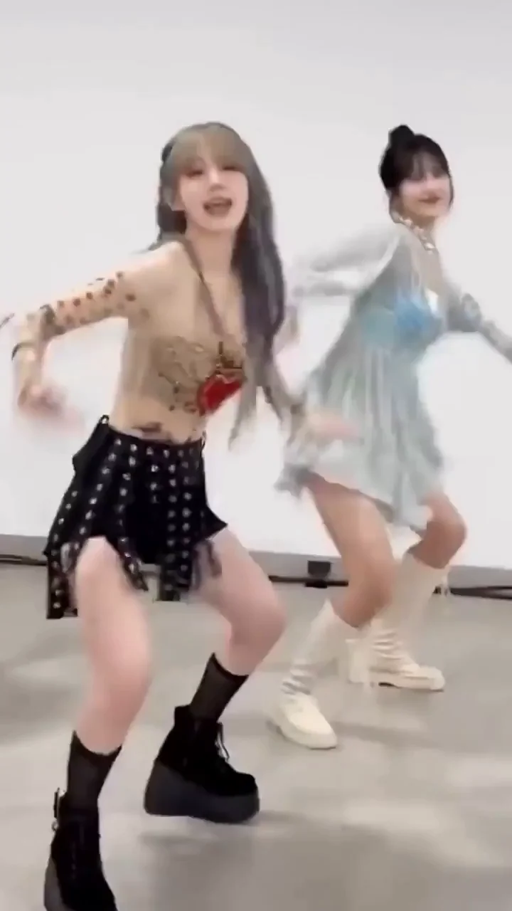 Sakura and Yujin K-Pop Dance Tease in Sheer Slutty Outfits