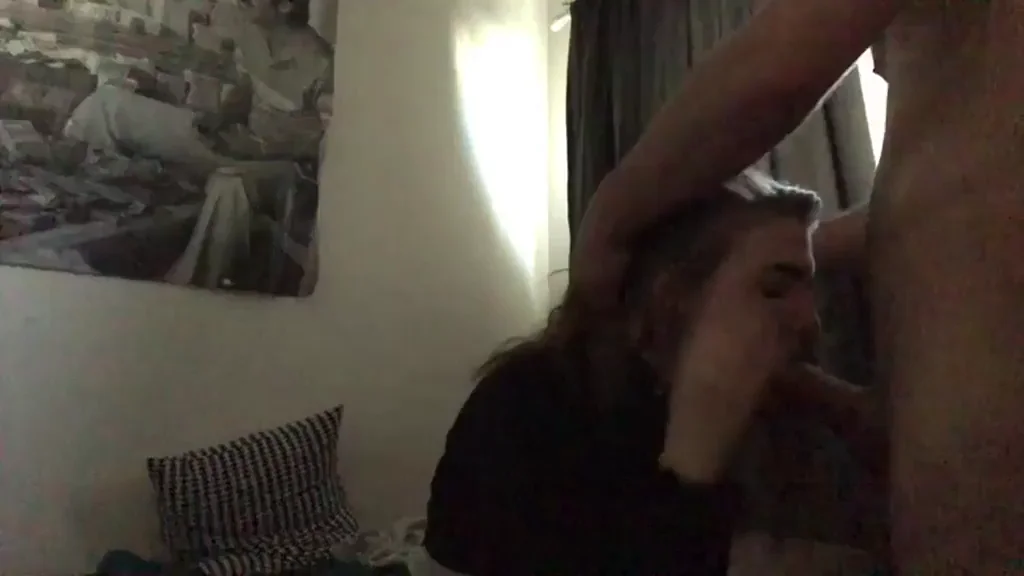 Met this teen hotwife on tinder. four days later she tries to deepthroat my cock like her hubby told her to