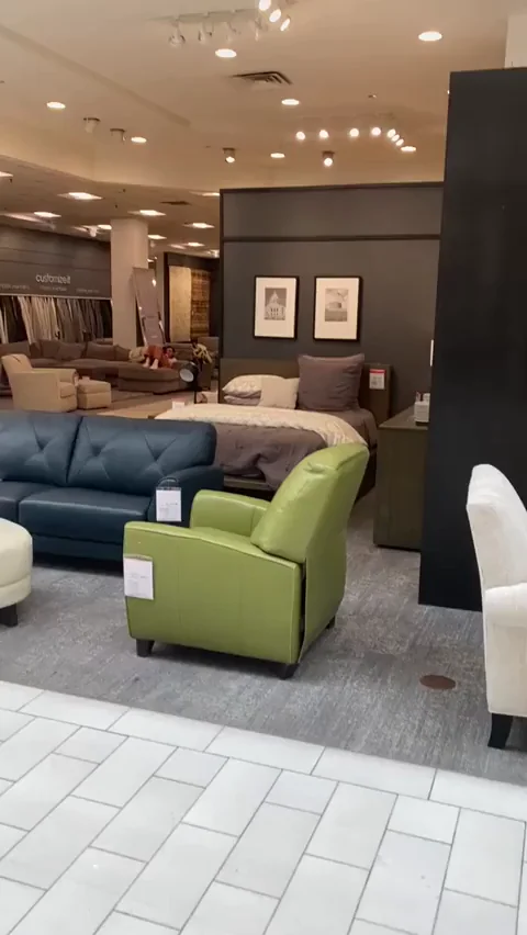At the mall making myself at home lol [gif]