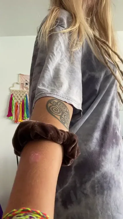 Barely Legal Blonde Tease: Legal Ass Reveal