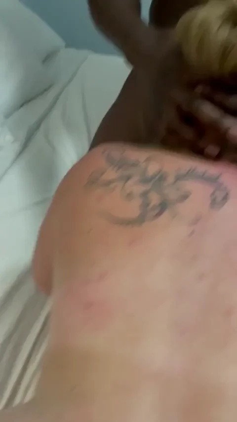 Slutty Blonde MILF Worships Hubby's Massive BBC with a Teasing Show