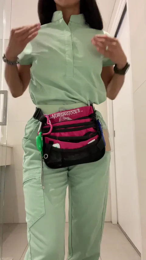 Do you like this color on me? Can you tell I'm not wearing a bra?