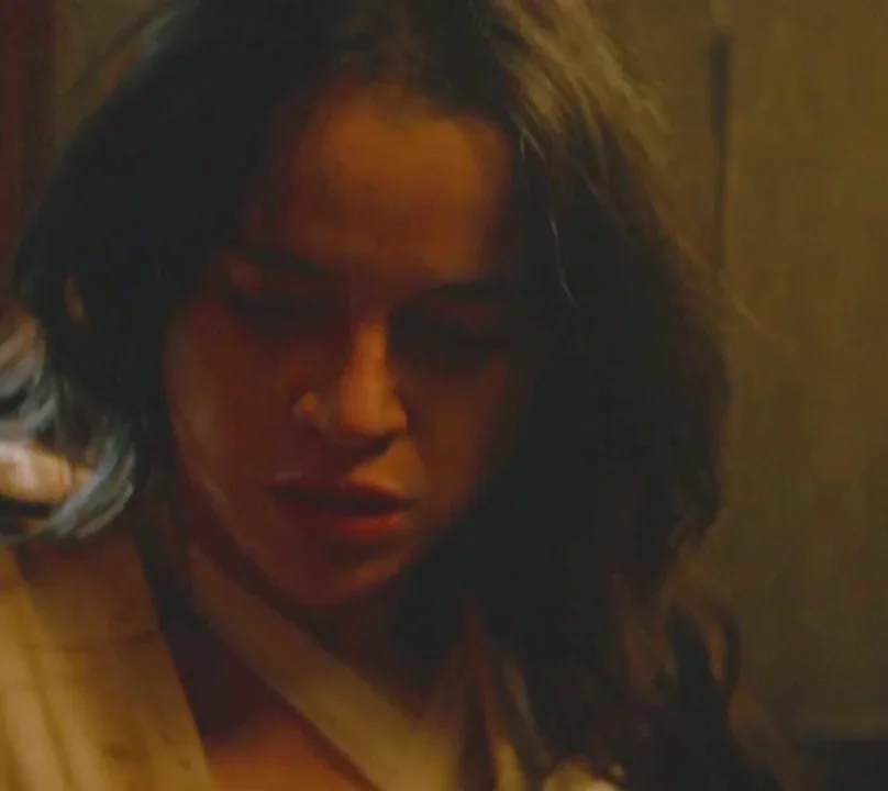 Michelle Rodriguez's Steamy Nude Shower Tease in The Assignment 🔥🍑