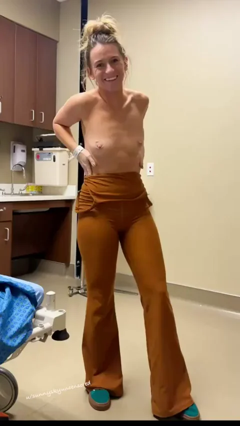 Blushing Babe Strips Bare for Doc's Exam
