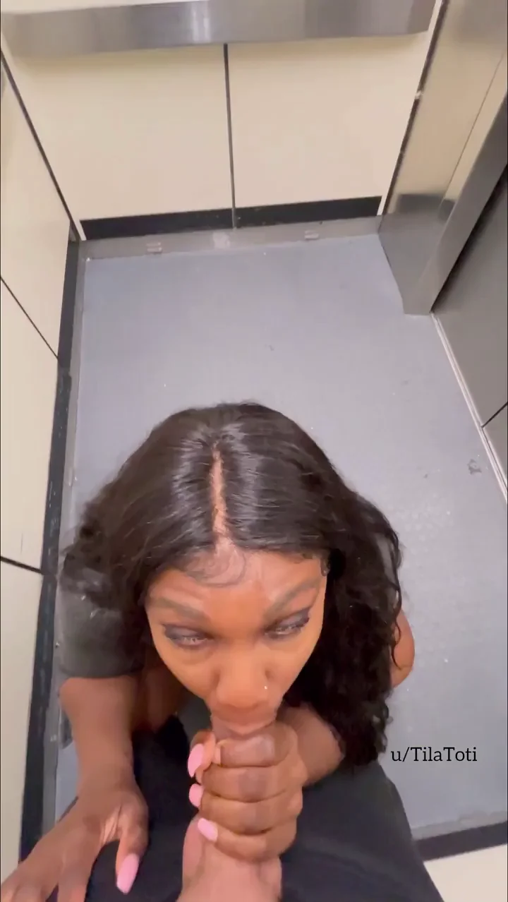 Who needs an office when you can suck cock in the elevator?