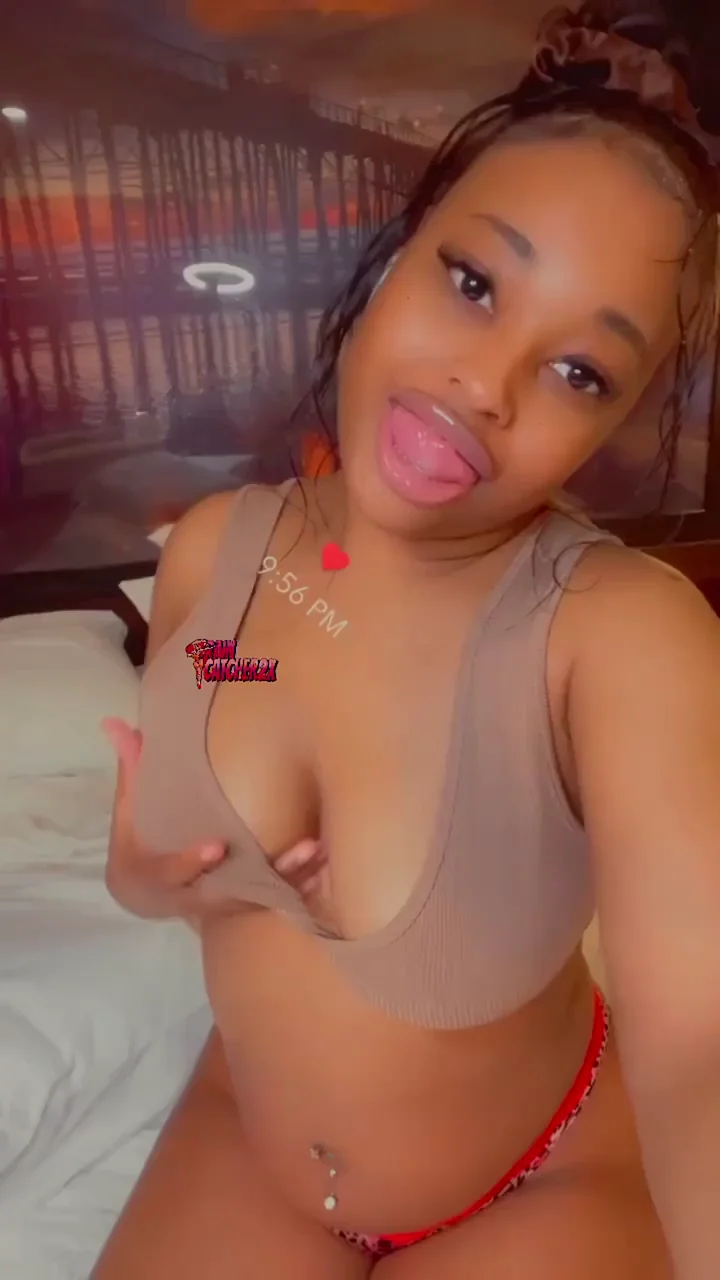😈 Ebony Petite Tease Seduce with Massive Tits & Juicy Lips 💋