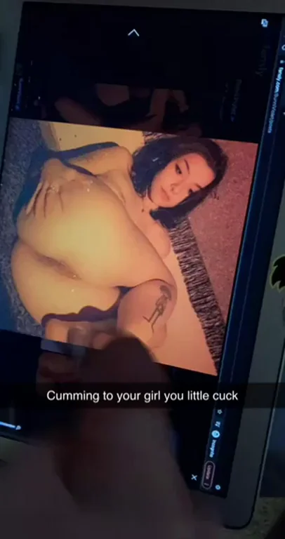 My girlfriend found out I’m a cuck and made a Fansly account. Now I get videos like this sent to me all the time by her subs ??