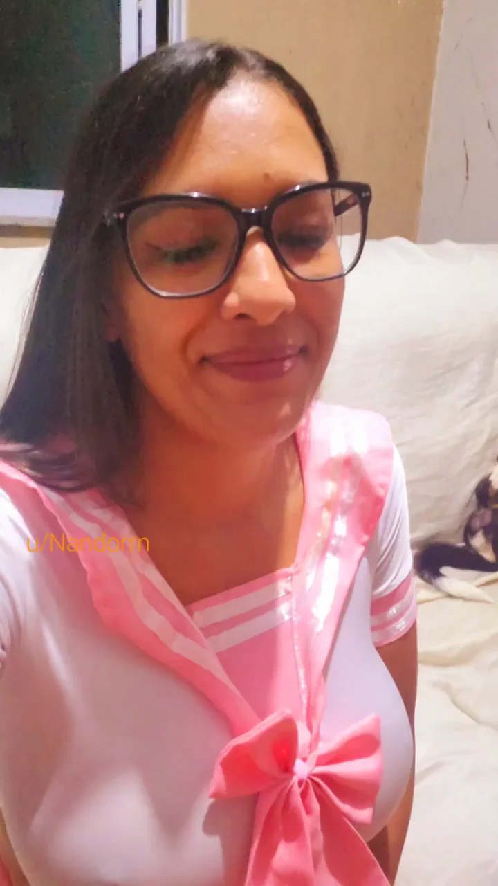 A student with glasses it's a fun target