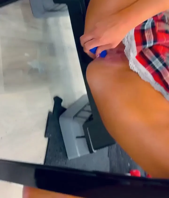 Salty-Sweet Squirting Schoolgirl Drenches Desk in Gushing Pussy Flood!