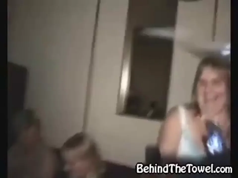 Male stripper teasing milf.