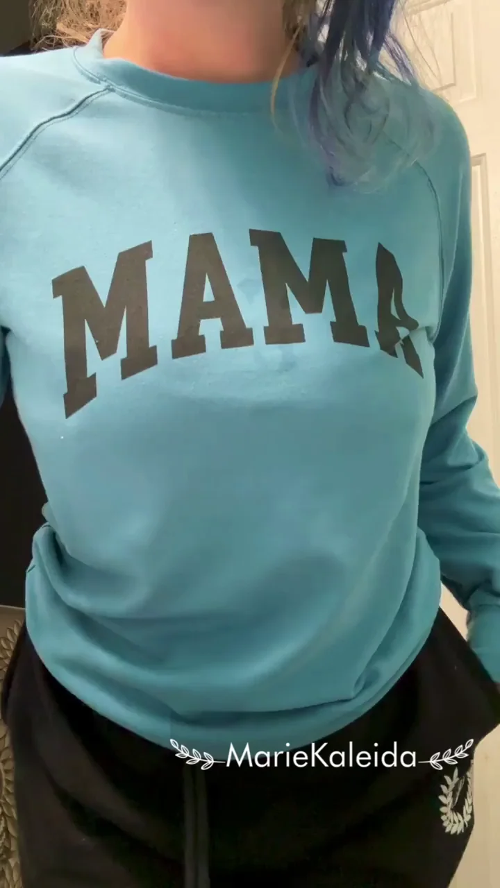 Unleashing Massive MILF Tits from 'MAMAMA' Hoodie 😍🍈🍈