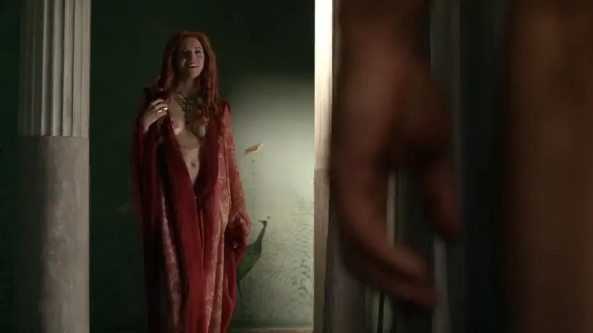 Seductive Lucy Lawless (Xena) in Spartacus