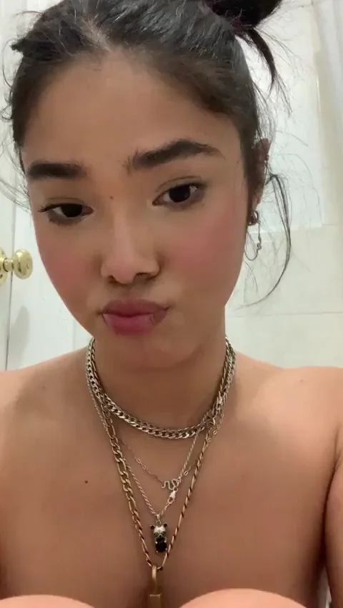 naughty asian playing