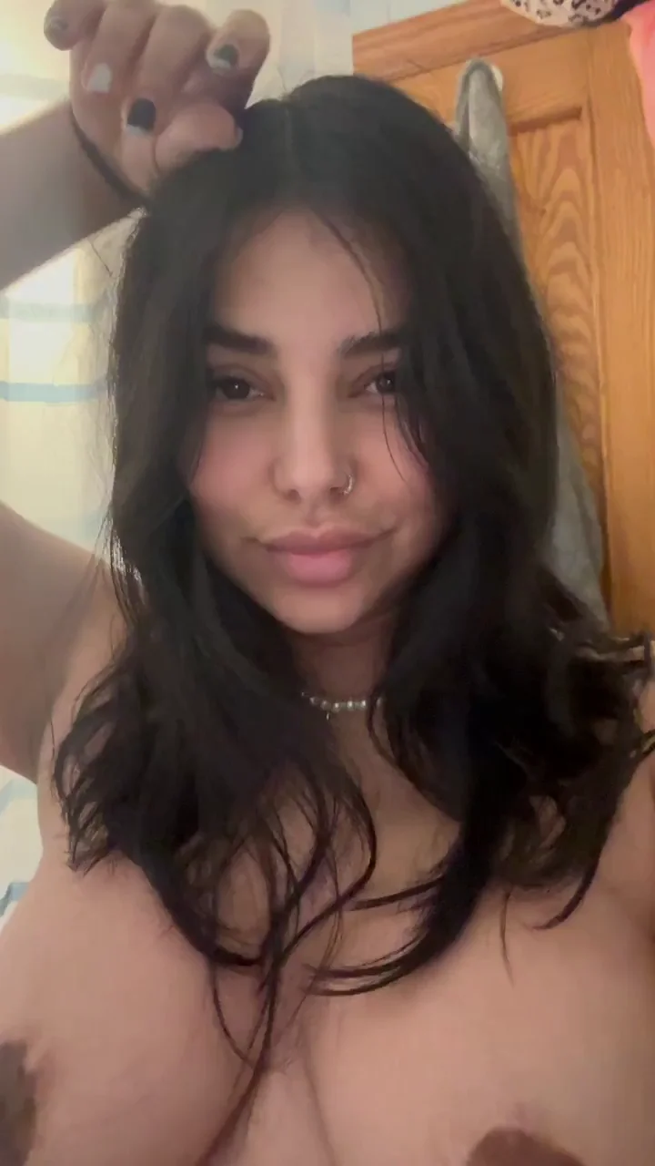 Latina Hottie Plays with Her Massive Tits 😍💦