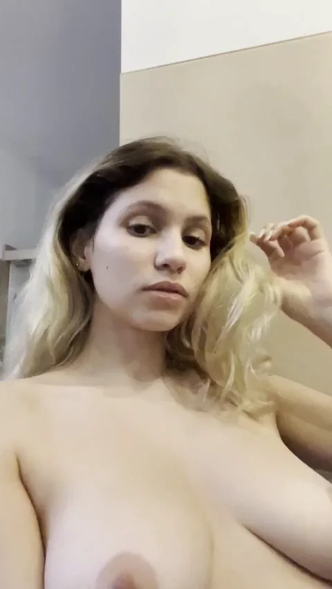 I love when you suck my natural titties [gif]