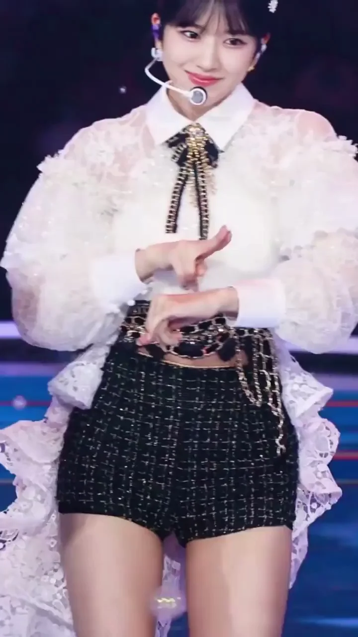 Yujin IVE: Slutty Stage Tease in Sheer Ruffles