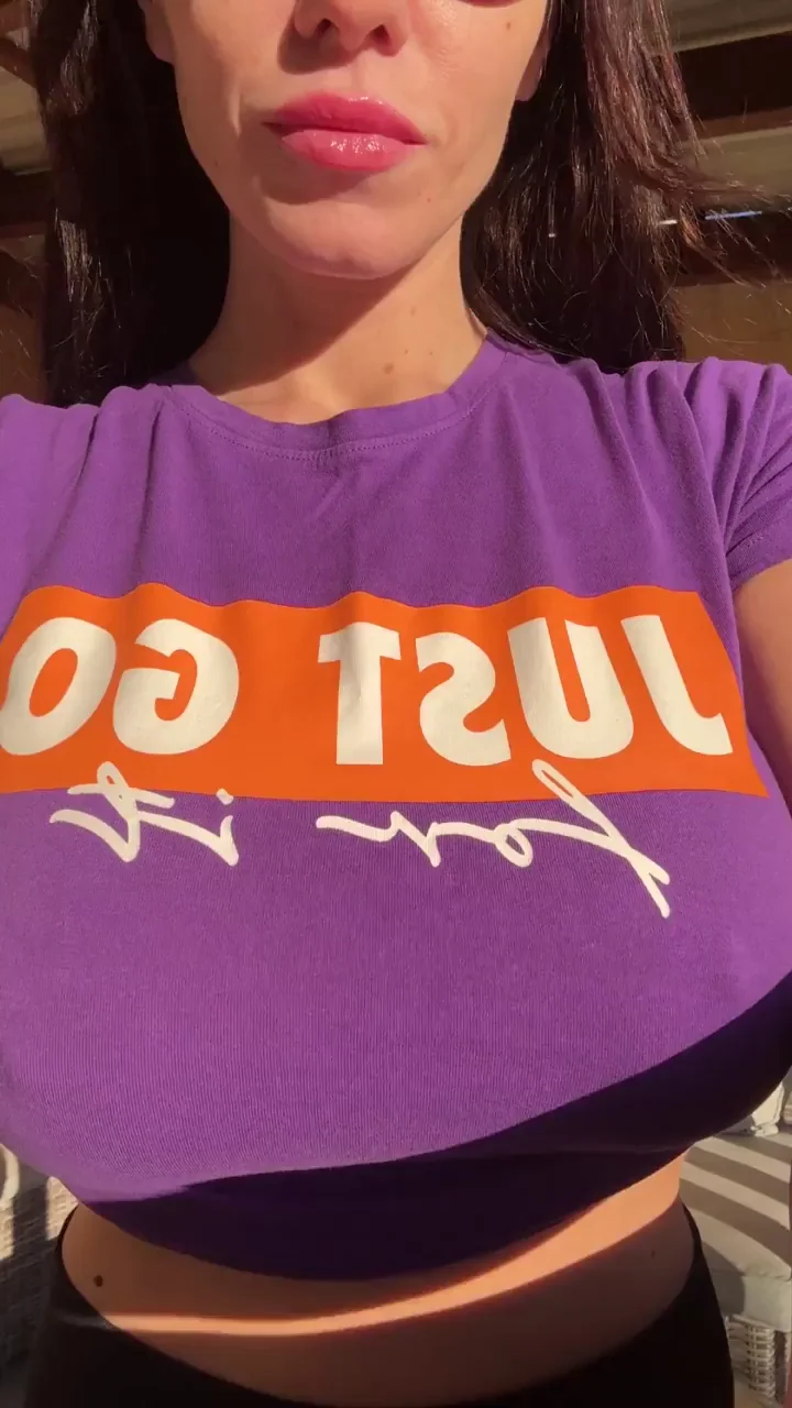 I don't mind putting my tits out in the sun