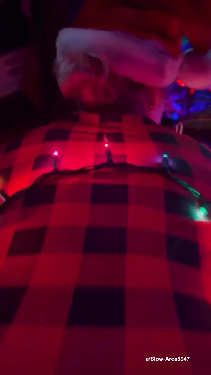 Santa Baby's Massive PAWG Ass Cheeks in Plaid Onesie