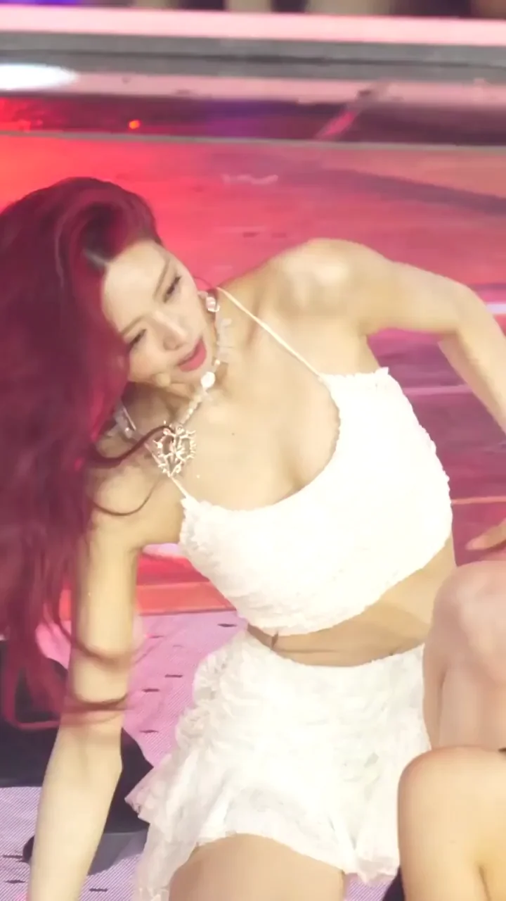 ITZY Yuna's Slutty Stage Tease: Perky Tits Bouncing in White Micro-Outfit