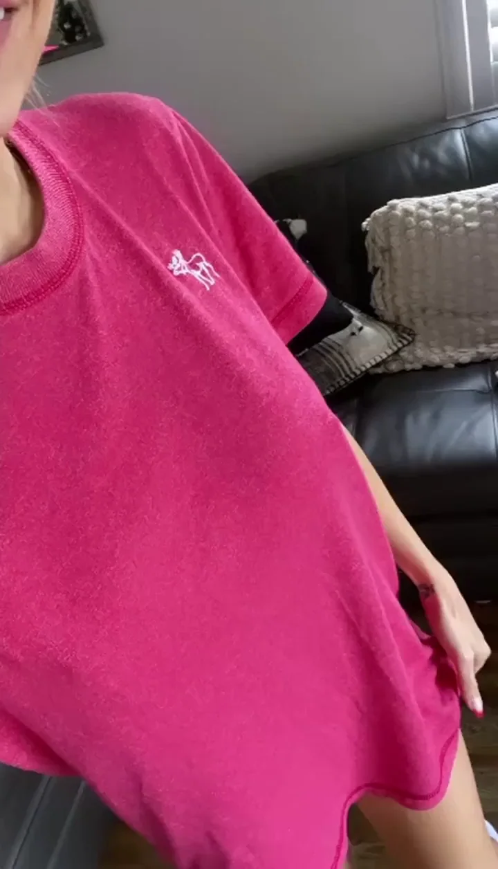 House Call Slut: Pink Tee Tease, Ready to Fuck